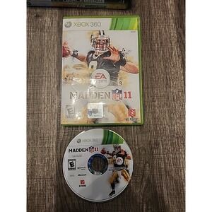 Madden NFL 11 (Microsoft Xbox 360, 2010) Complete! W/ Manual